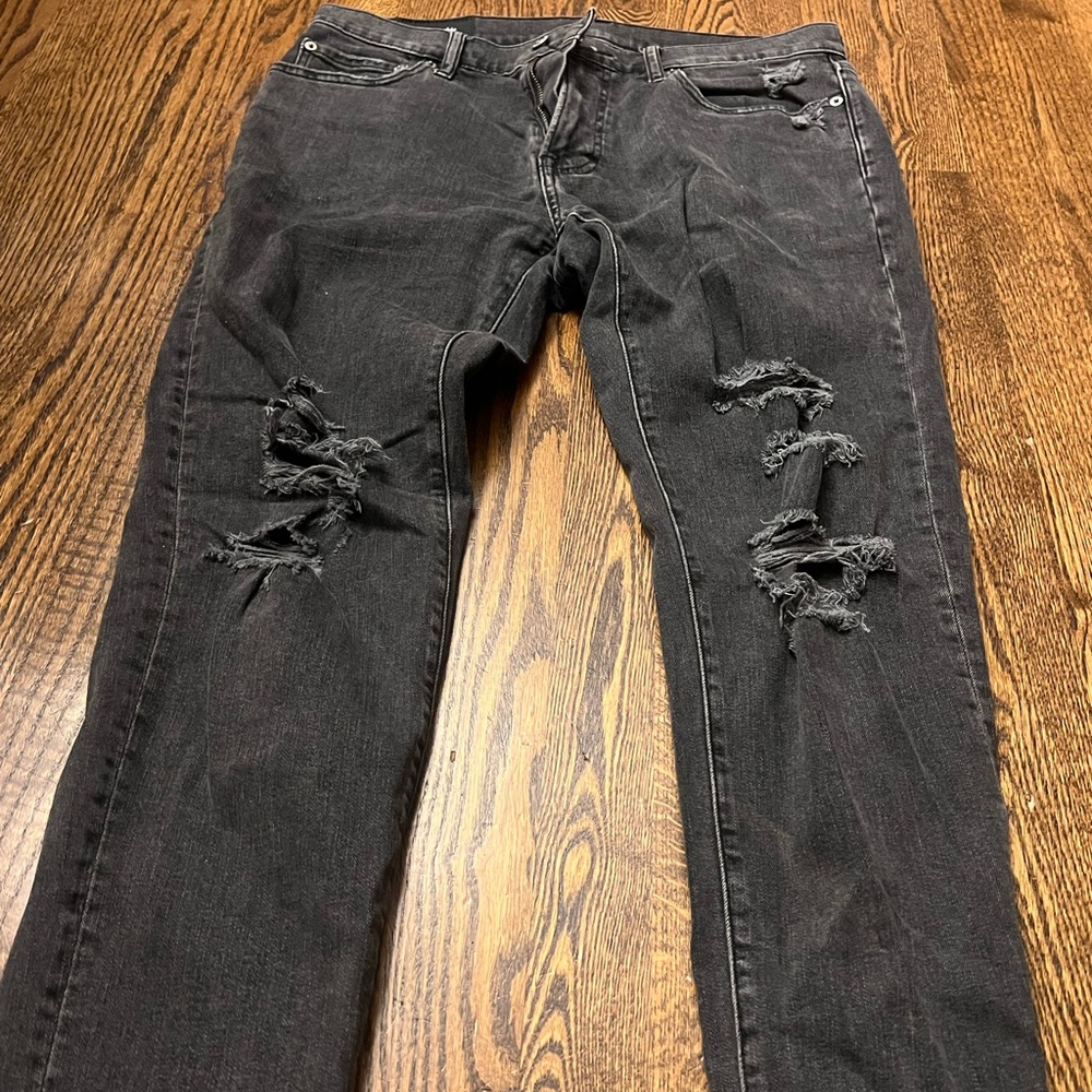 Abercrombie and fitch black jeans